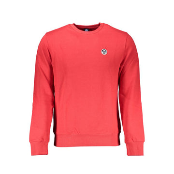 Red Cotton Men Sweater