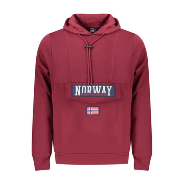Purple Cotton Men Sweater