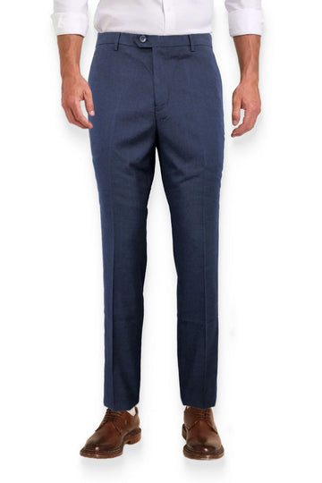 Blue Slim Fit Trousers