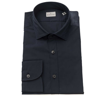 Blue Cotton Men's Shirt
