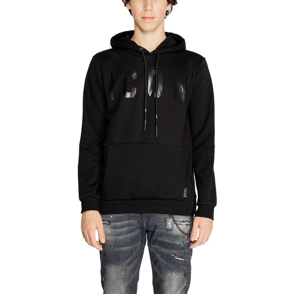 Black Cotton Hoody