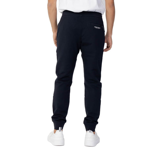 Blue Cotton Joggers Workout Pant