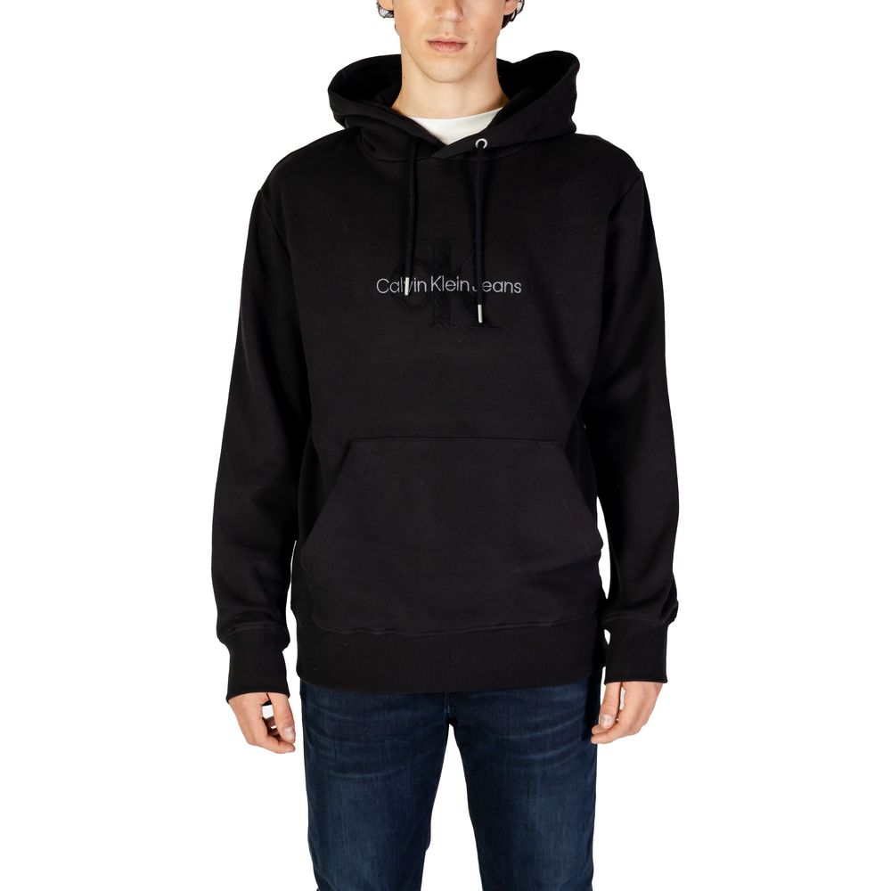 Black Cotton Hoody