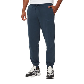 Blue Cotton Joggers Workout Pant
