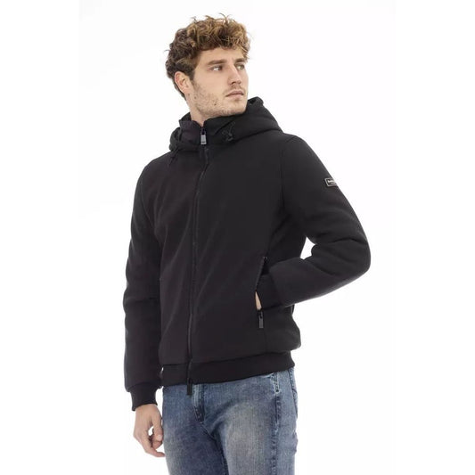 Black Polyester Hoody