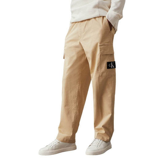Beige Cotton Pant