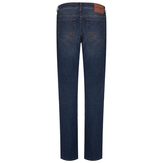 Blue Cotton Men's Jeans