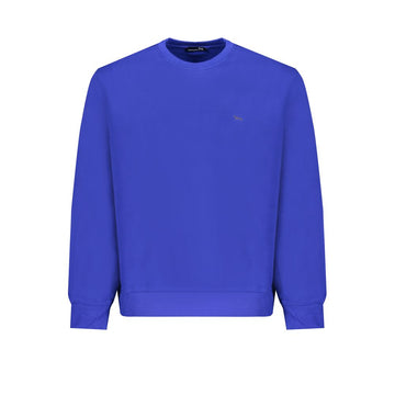 Blue Cotton Men Sweater