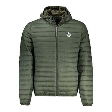 Green Polyamide Men Jacket