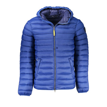 Blue Polyamide Men's Jacket