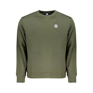Green Cotton Men Sweater