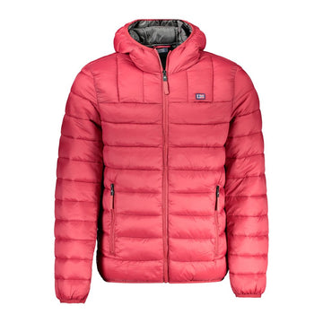 Red Polyamide Men Jacket