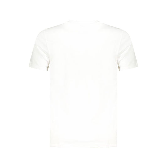 White Cotton Men T-Shirt