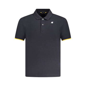 Blue Cotton Polo Shirt