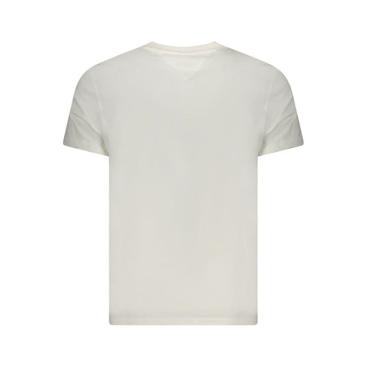 White Cotton Men T-Shirt