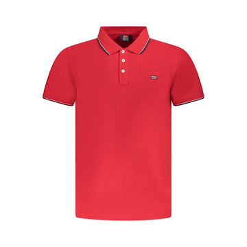 Red Cotton Polo Shirt