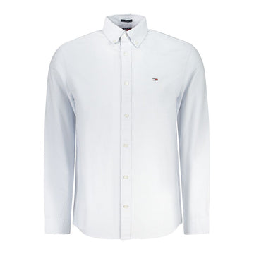 Blue Cotton Men Shirt