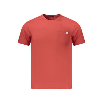 Red Cotton Men T-Shirt