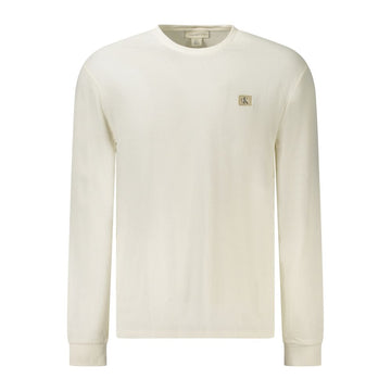 White Cotton Men Sweater