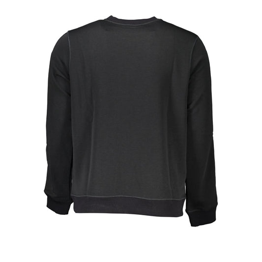Black Polyester Men Sweater