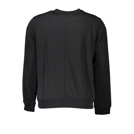 Black Polyester Men Sweater