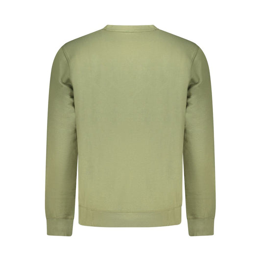 Green Cotton Men Sweater