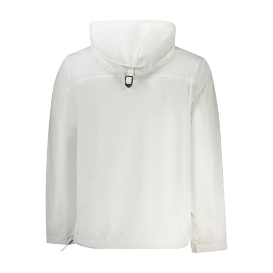 White Polyamide Men Jacket