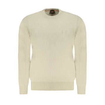 Beige Cotton Sweater