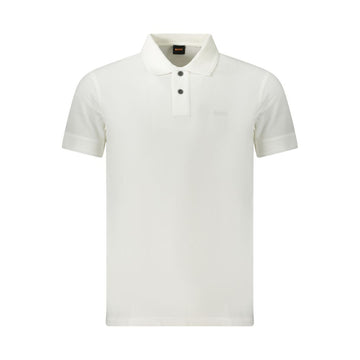 White Cotton Polo Shirt