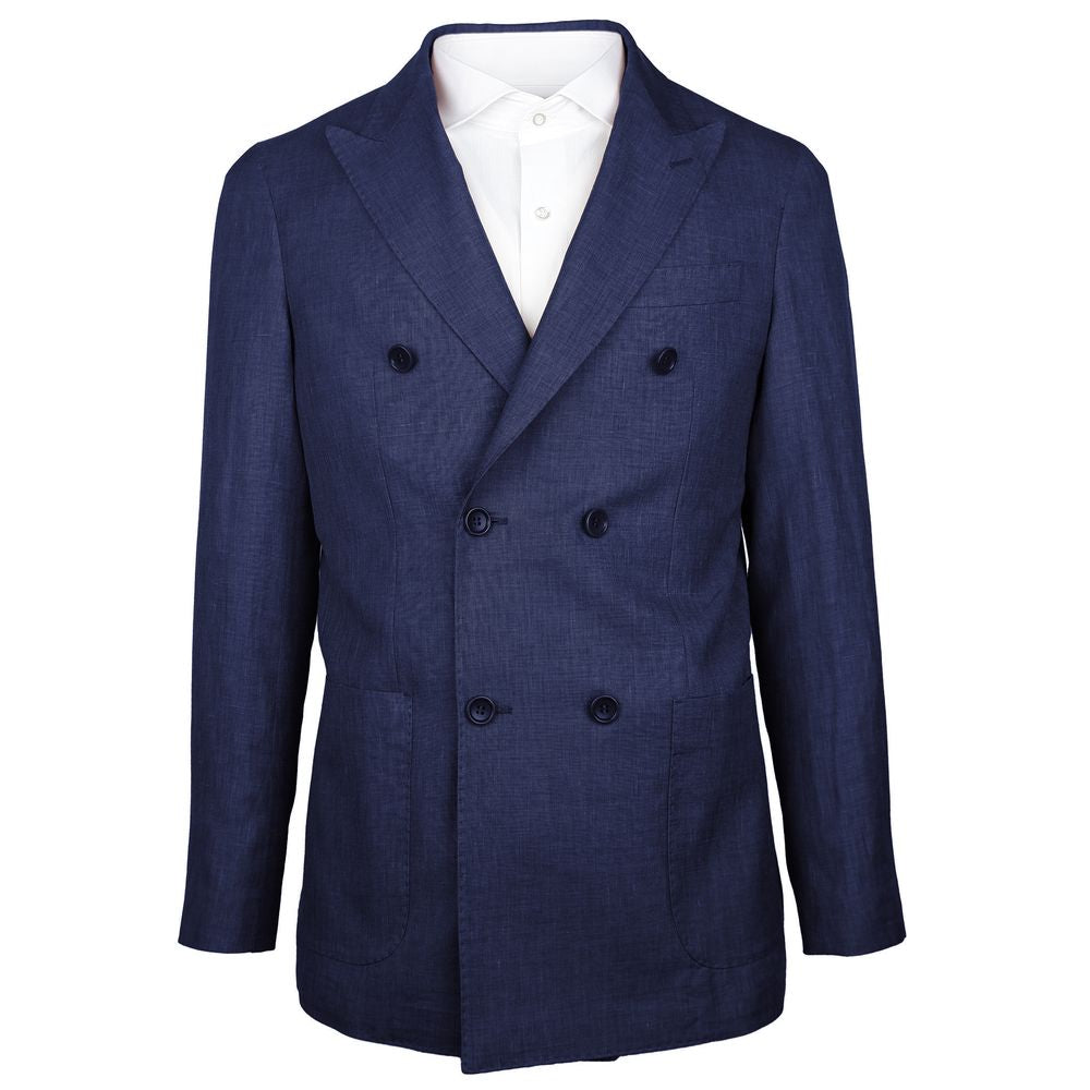 Blue Linen Blazer