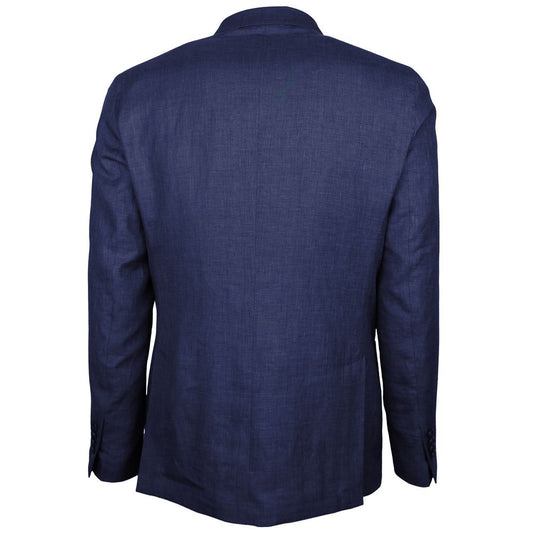 Blue Linen Blazer