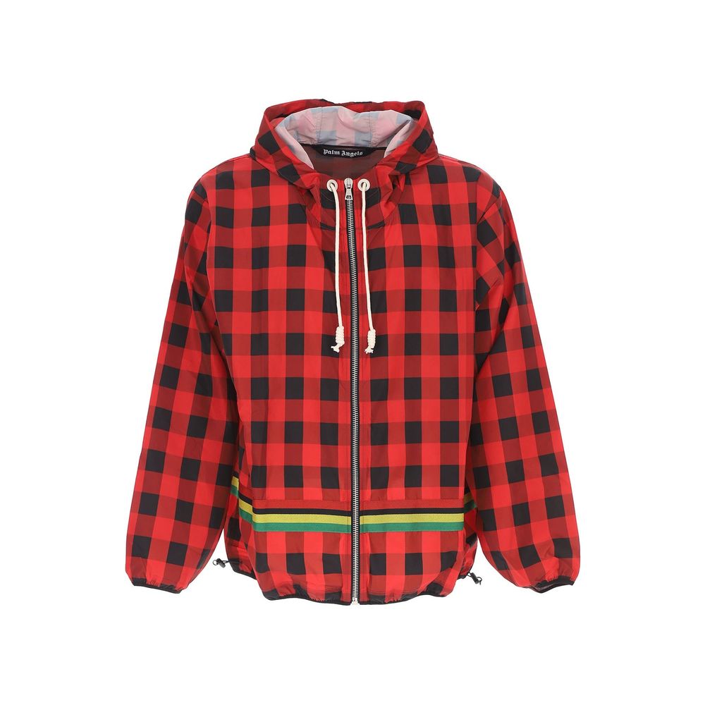 Checked  Windbreaker Jacket