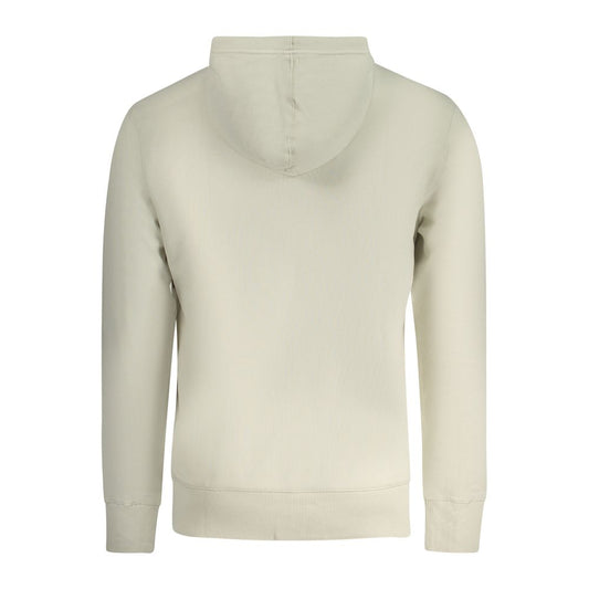 Beige Cotton Men Sweater