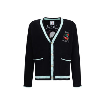 Merino Wool embroidered Cardigan