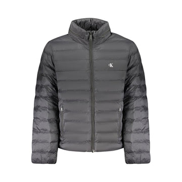 Black Polyamide Men Jacket