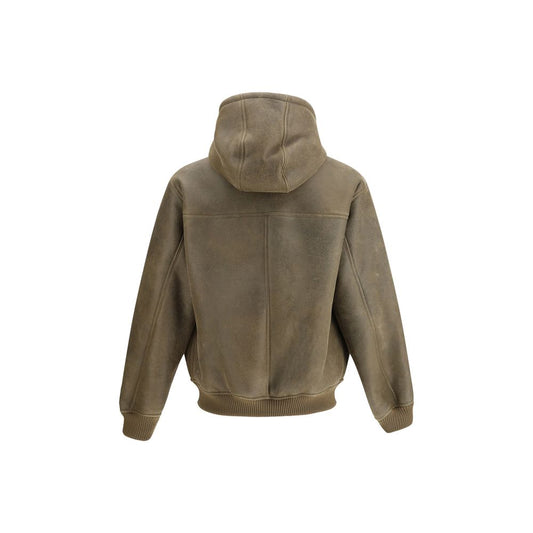 Leather bomber Jacket