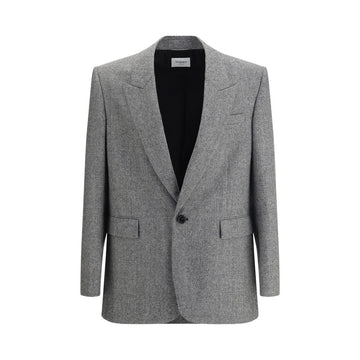 Prince de Galles wool flannel Blazer