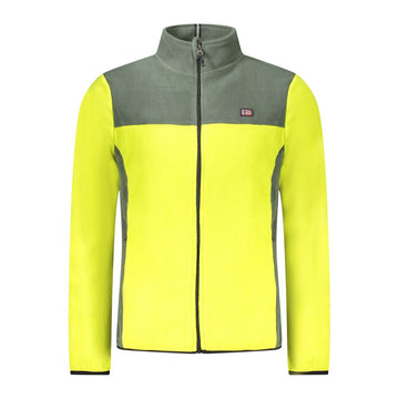 Green Polyester Men Sweater