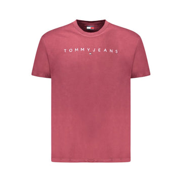 Red Cotton Men T-Shirt