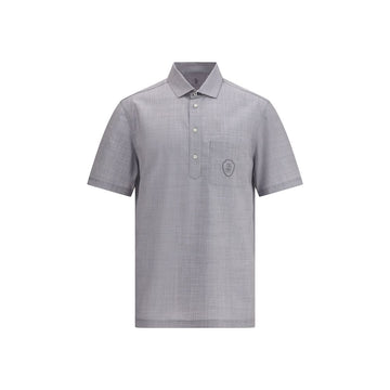 Virgin wool poplin polo Shirt