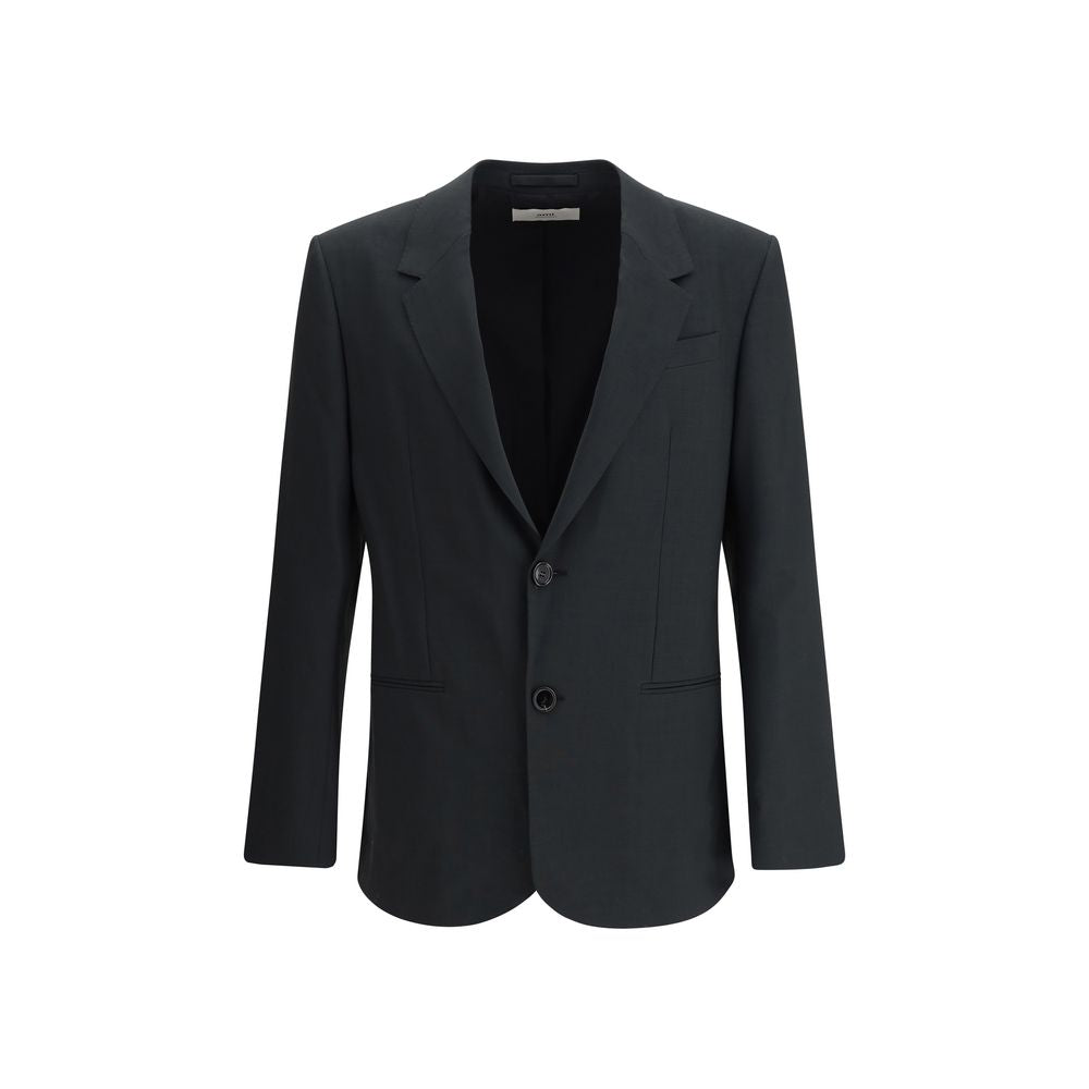 Single-breasted Jacket in virgin wool