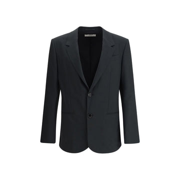 Single-breasted Jacket in virgin wool