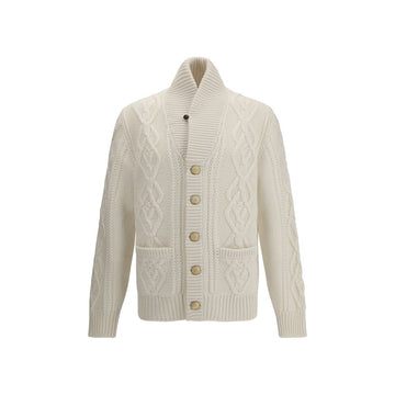 Cable-Knit Cashmere Cardigan