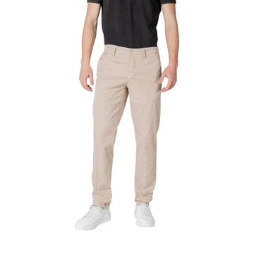 Beige Cotton Pant