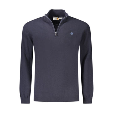 Blue Wool Men Sweater