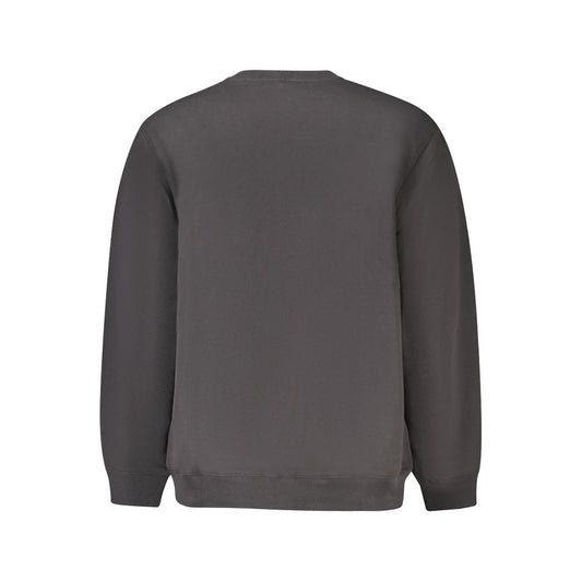 Black Cotton Men Sweater