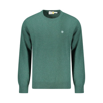 Green Wool Men Sweater