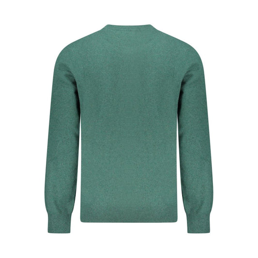 Green Wool Men Sweater