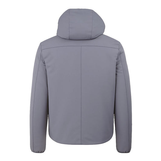 Gray Nylon Jackets & Coat