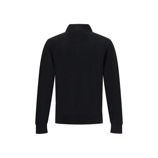 Knitted Long Sleeved Polo Shirt